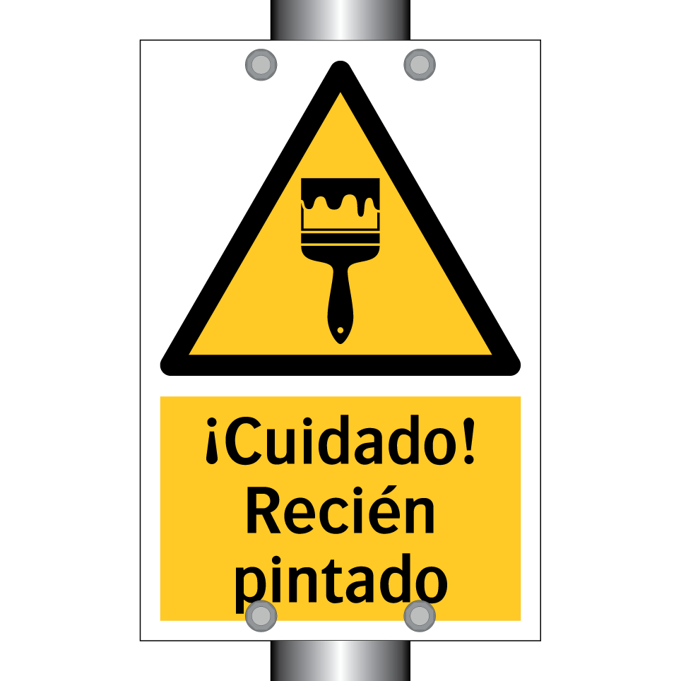 ¡Cuidado! Recién pintado