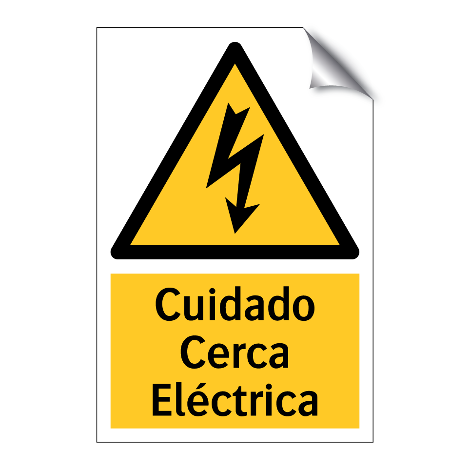Cuidado Cerca Eléctrica