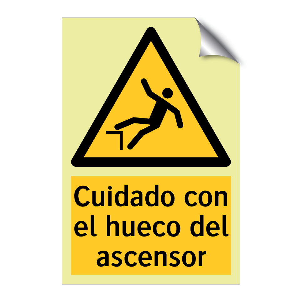 Cuidado con el hueco del ascensor