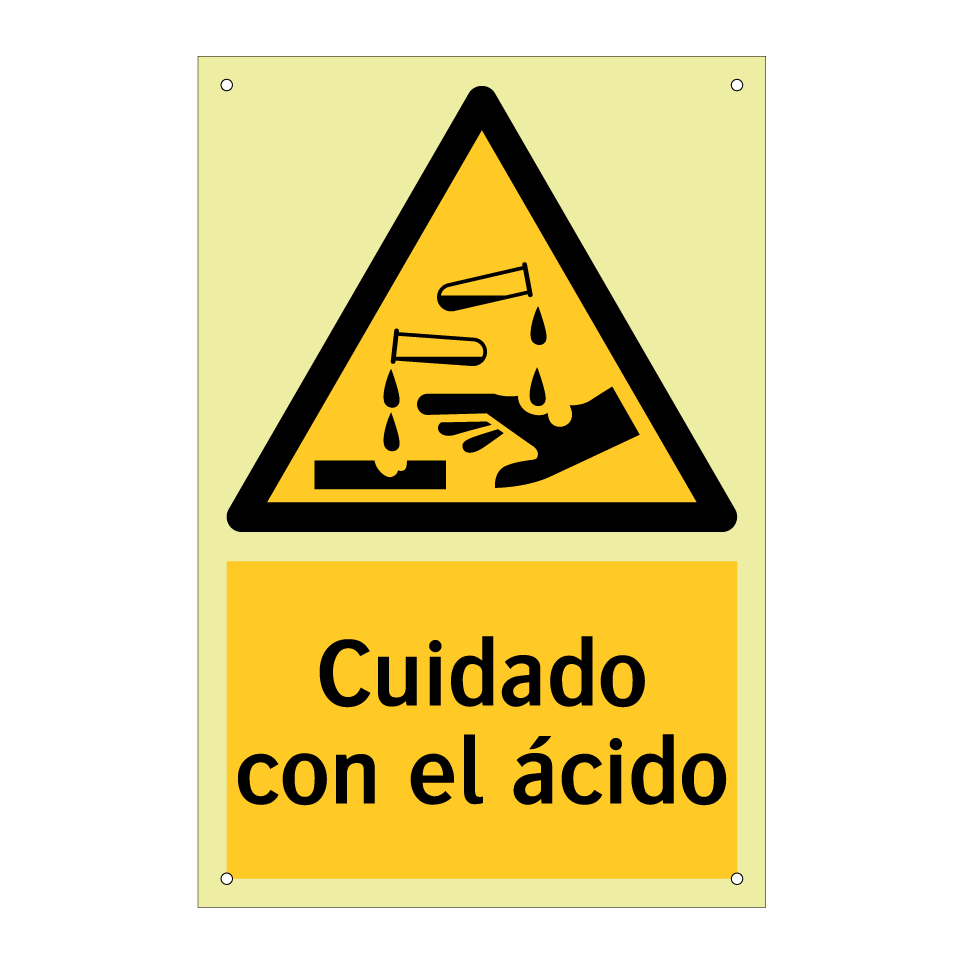 Cuidado con el ácido