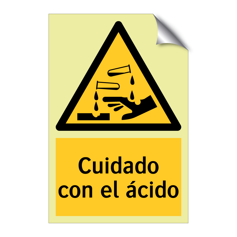 Cuidado con el ácido