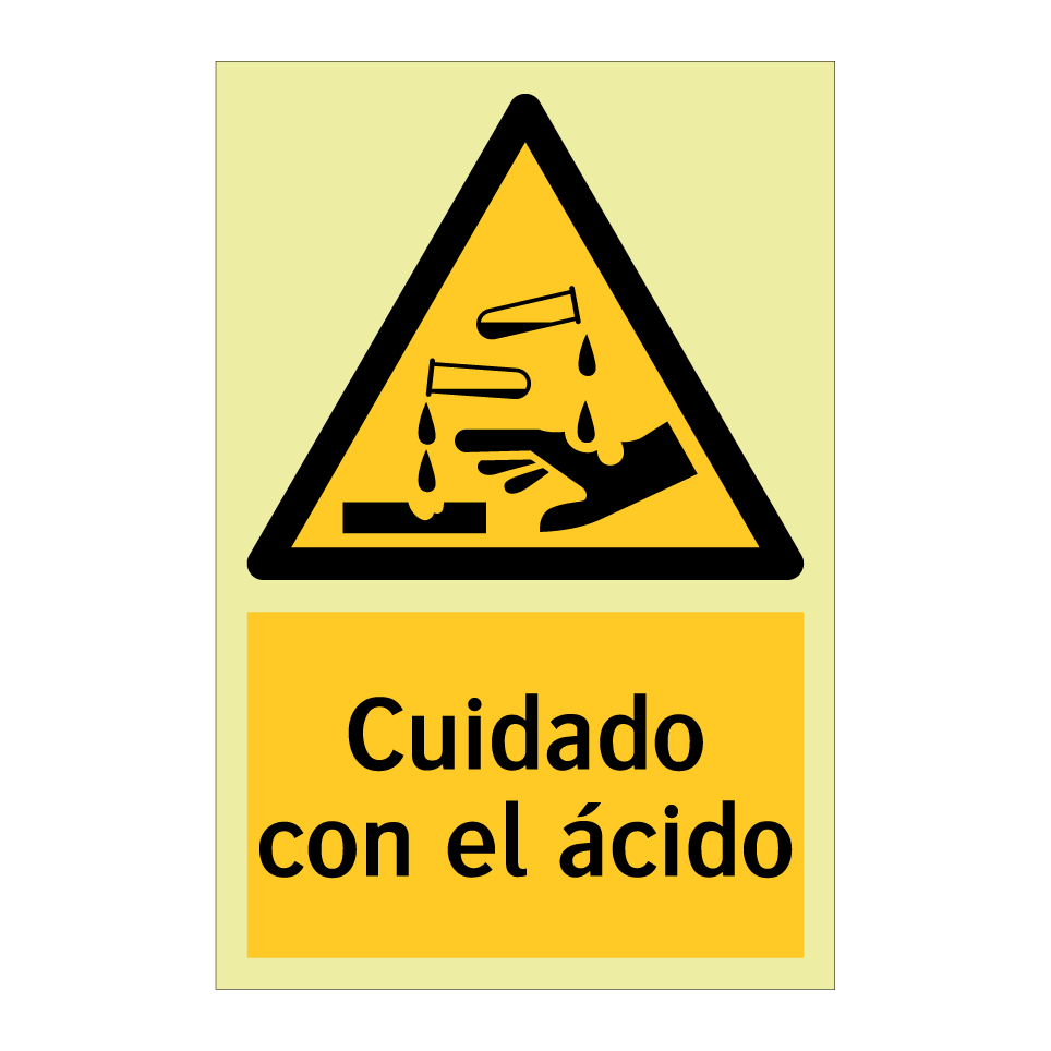 Cuidado con el ácido