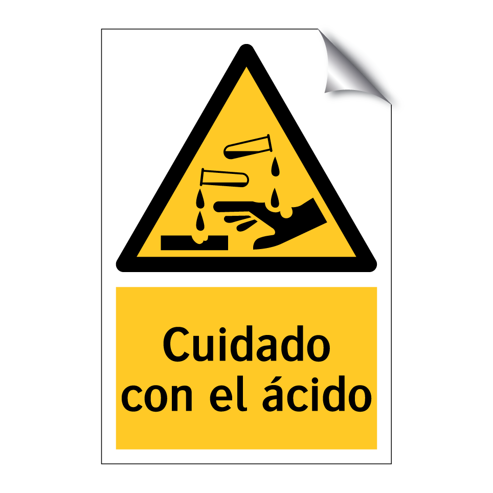 Cuidado con el ácido