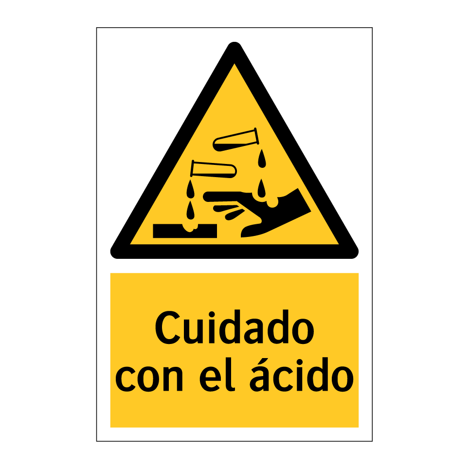 Cuidado con el ácido