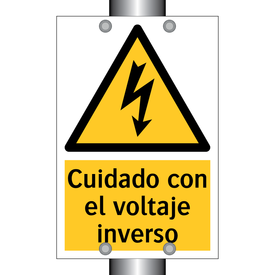 Cuidado con el voltaje inverso