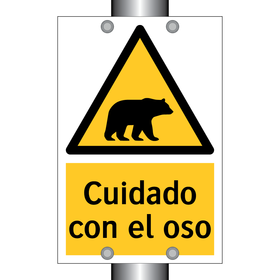 Cuidado con el oso