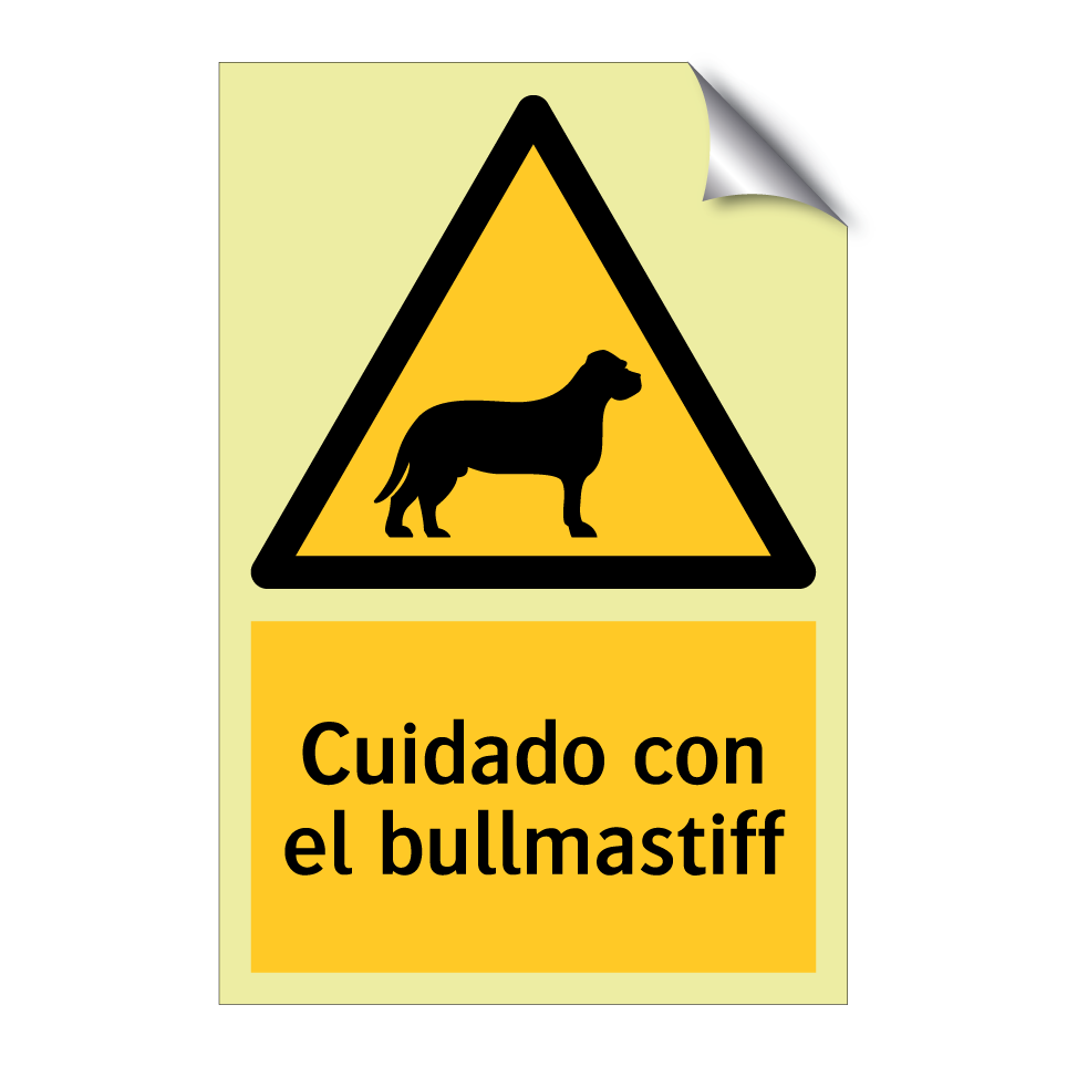 Cuidado con el bullmastiff