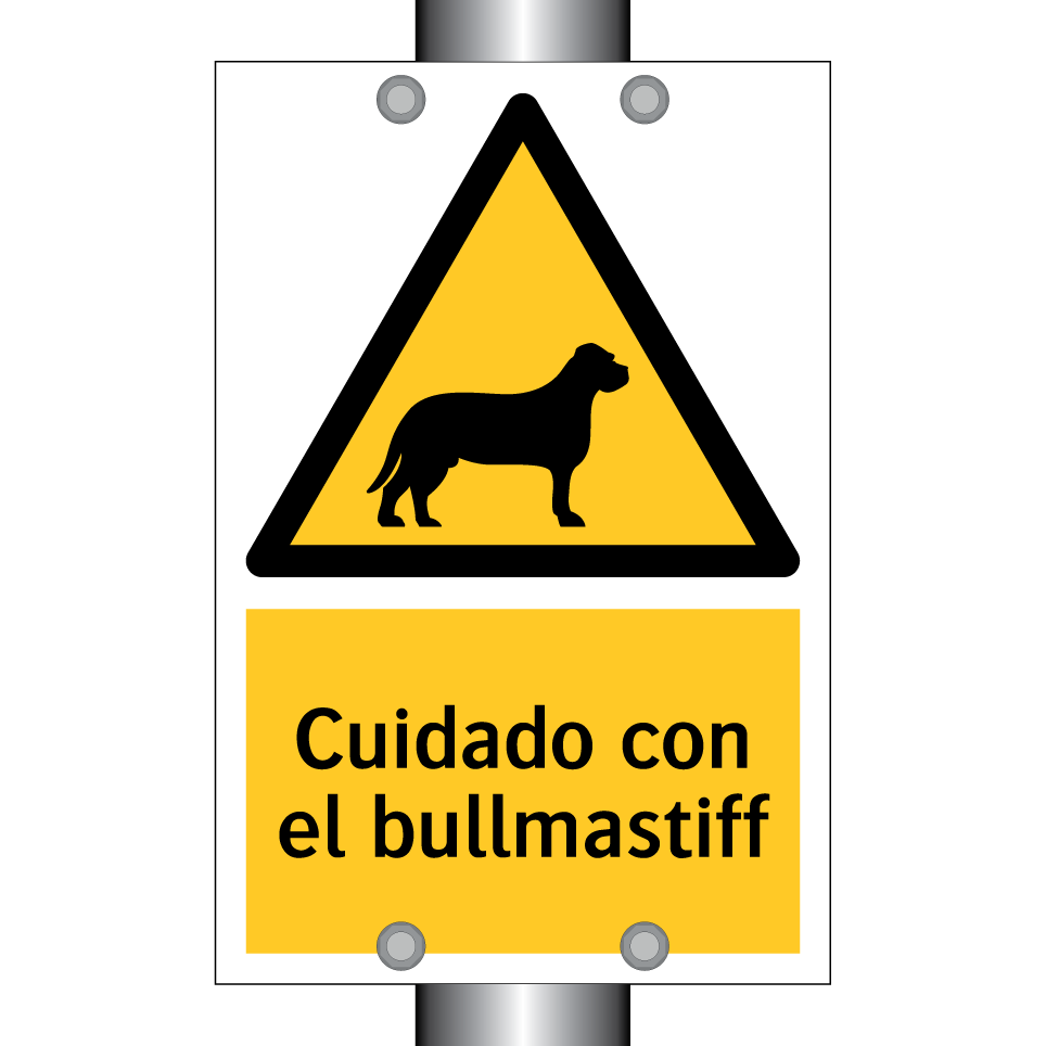 Cuidado con el bullmastiff