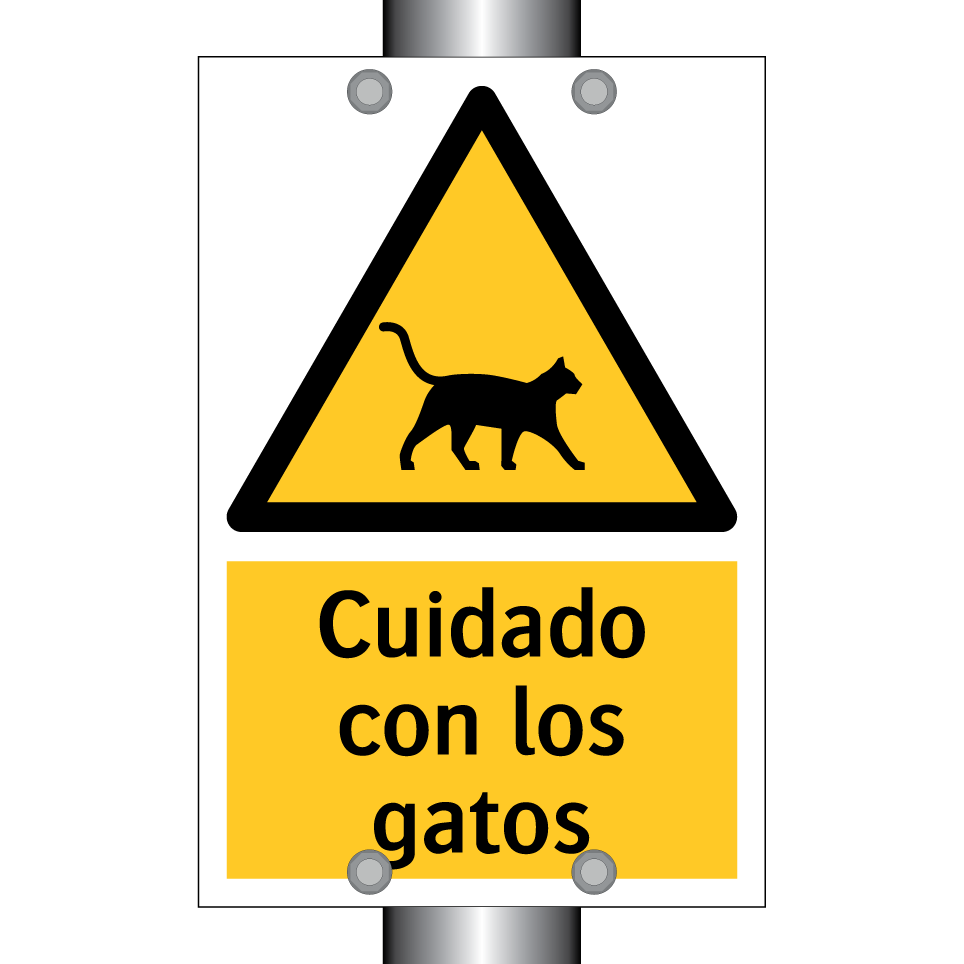 Cuidado con los gatos