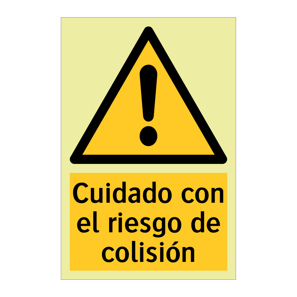 Cuidado con el riesgo de colisión
