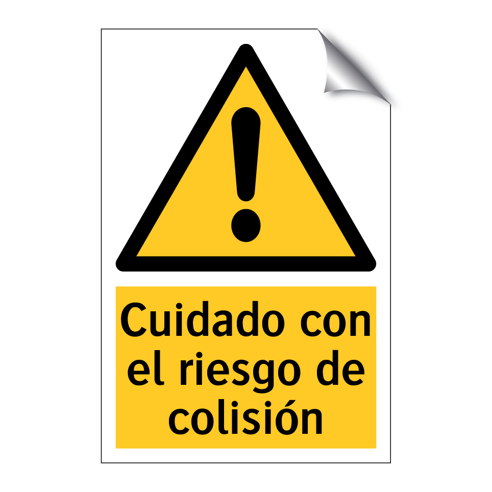 Cuidado con el riesgo de colisión