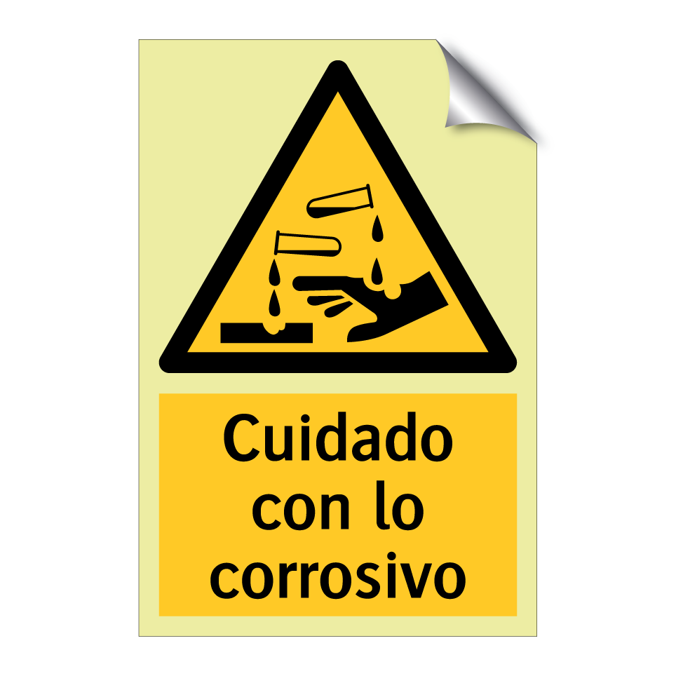 Cuidado con lo corrosivo