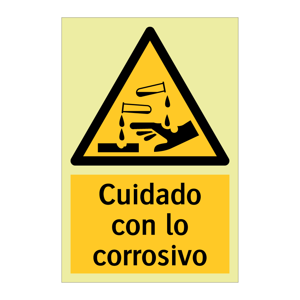 Cuidado con lo corrosivo