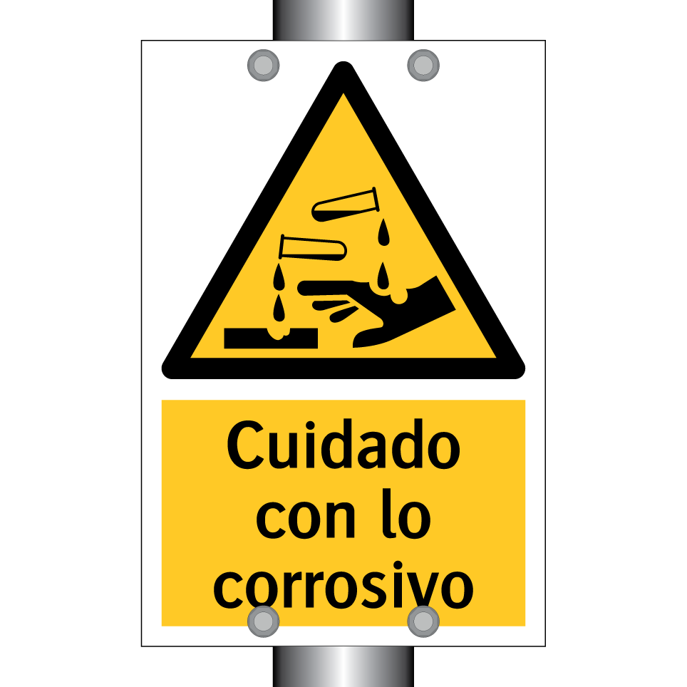 Cuidado con lo corrosivo