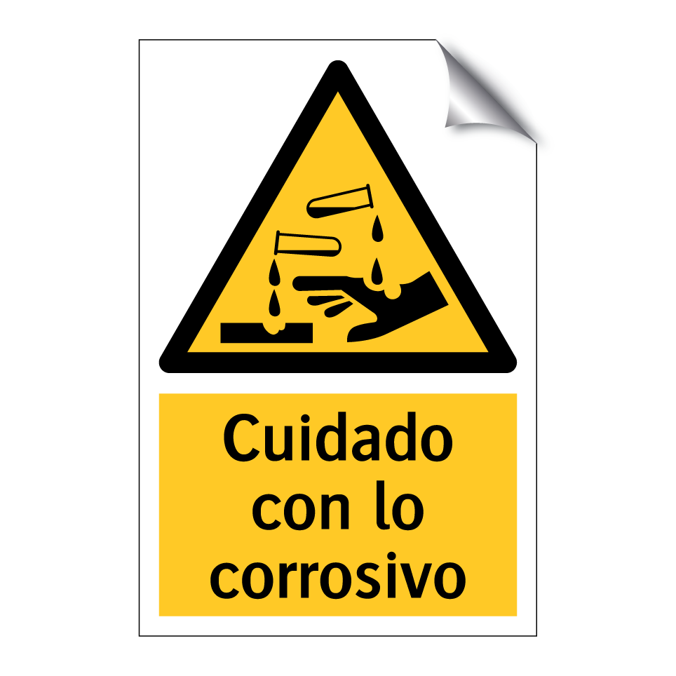 Cuidado con lo corrosivo