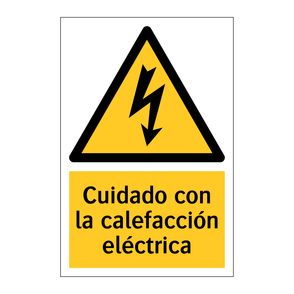 Cuidado con la calefacción eléctrica