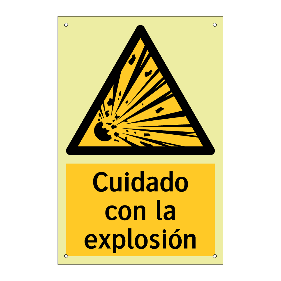 Cuidado con la explosión