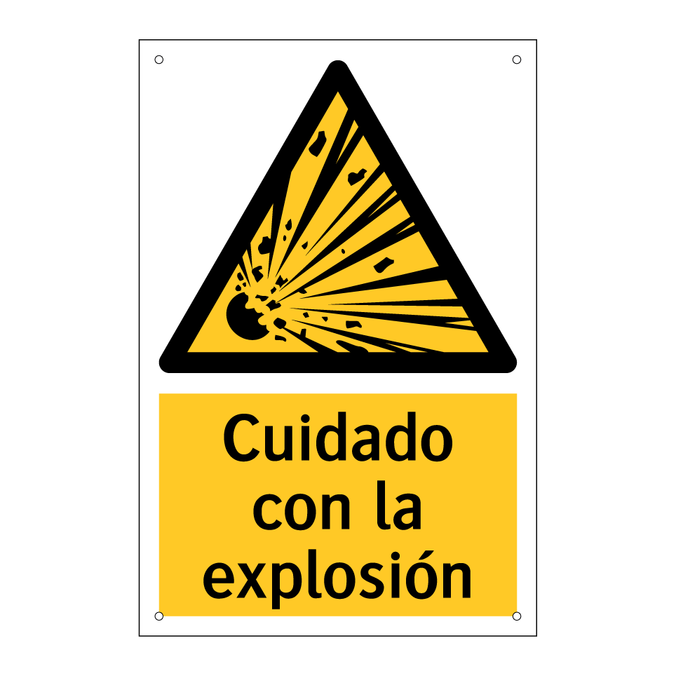 Cuidado con la explosión