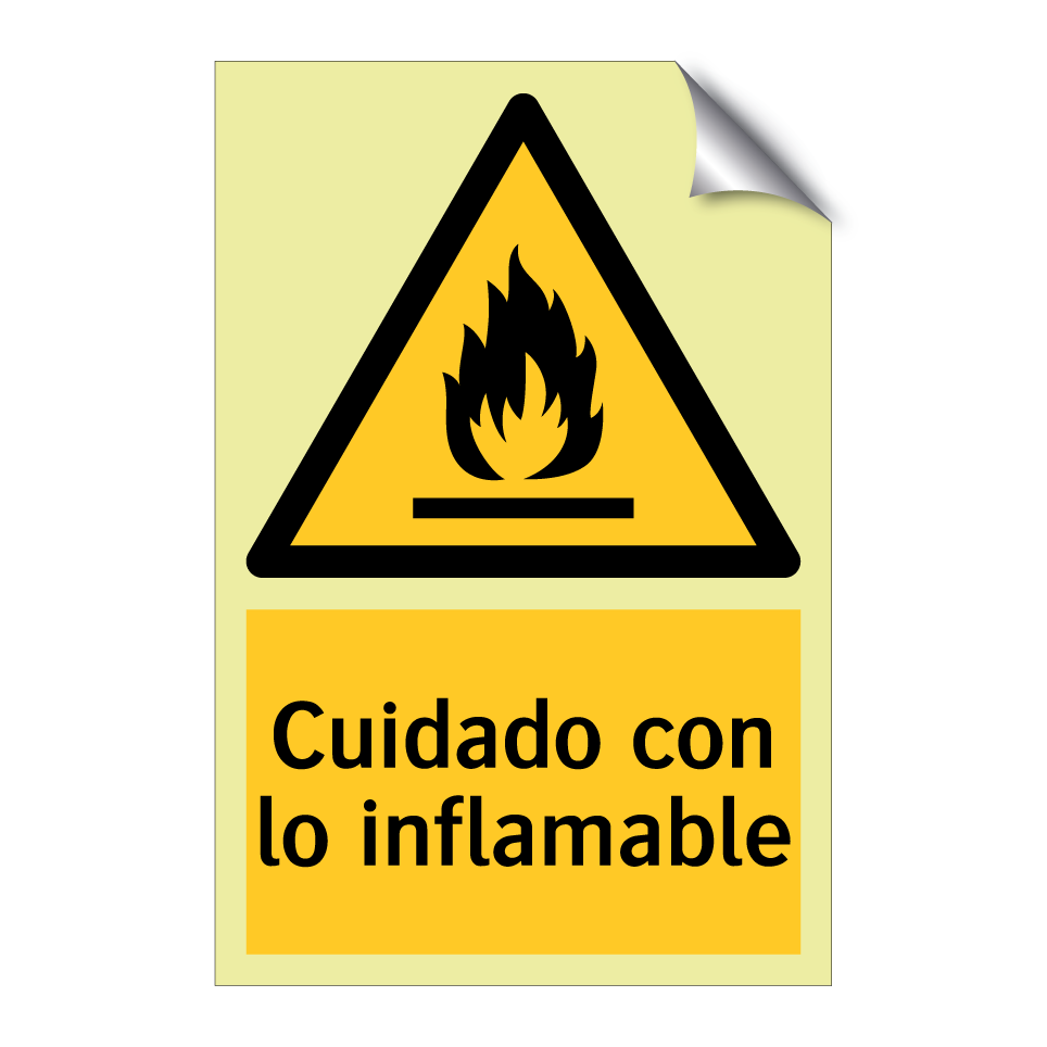 Cuidado con lo inflamable