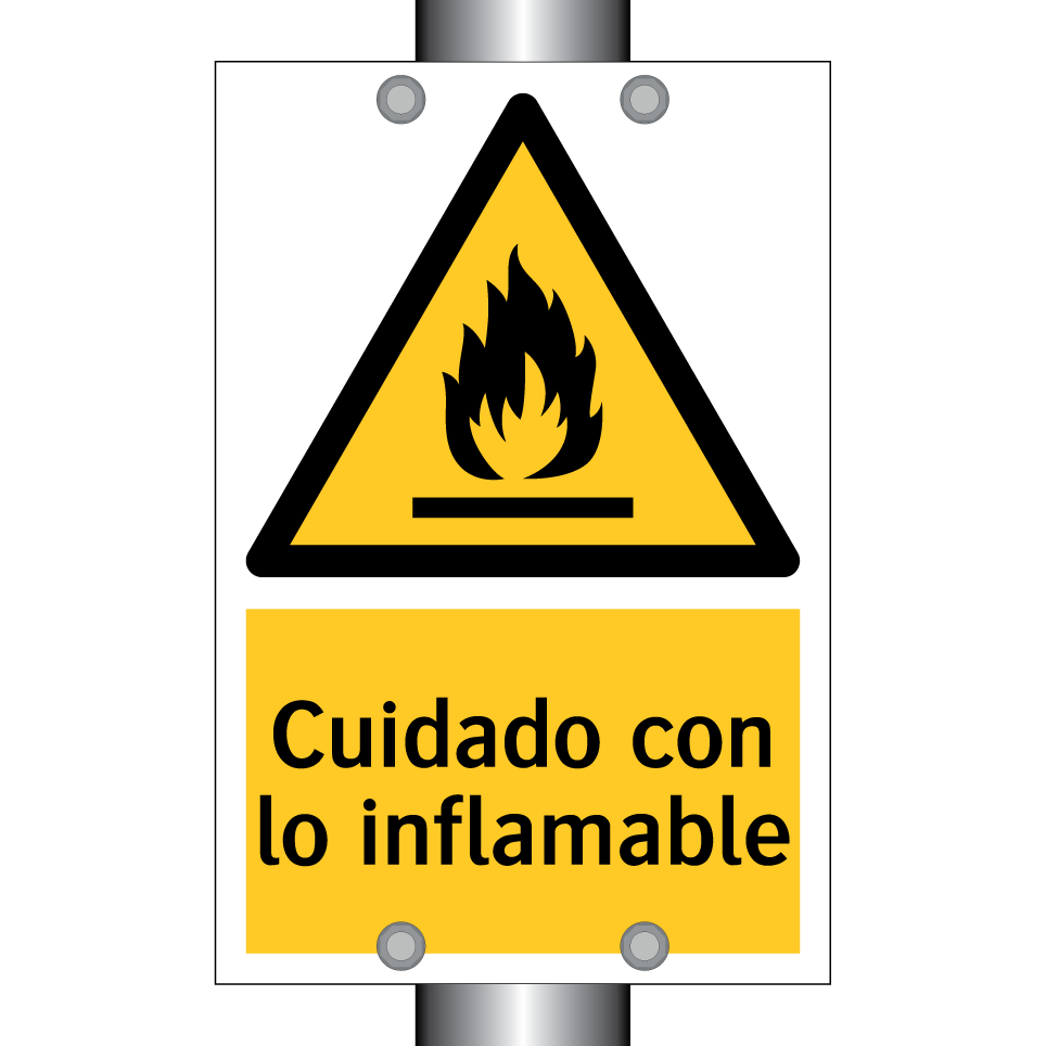 Cuidado con lo inflamable
