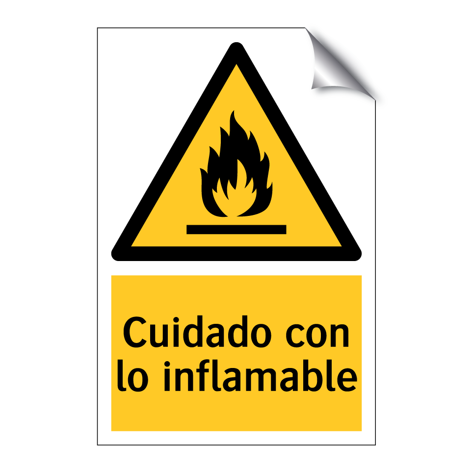 Cuidado con lo inflamable