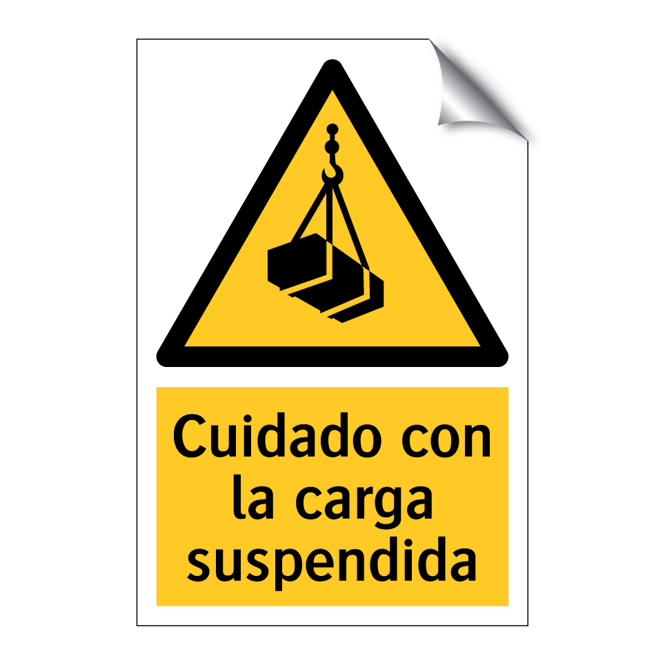 Cuidado con la carga suspendida