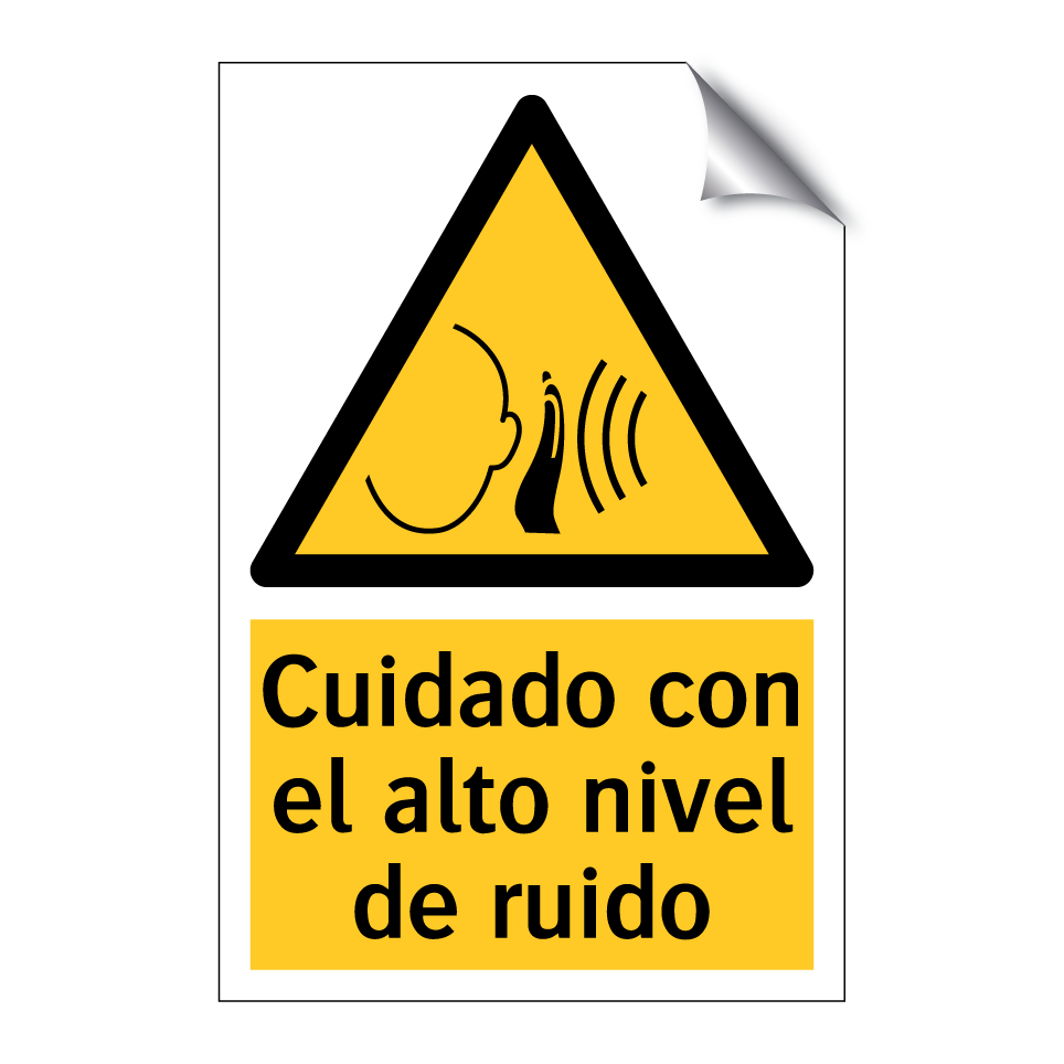 Cuidado con el alto nivel de ruido