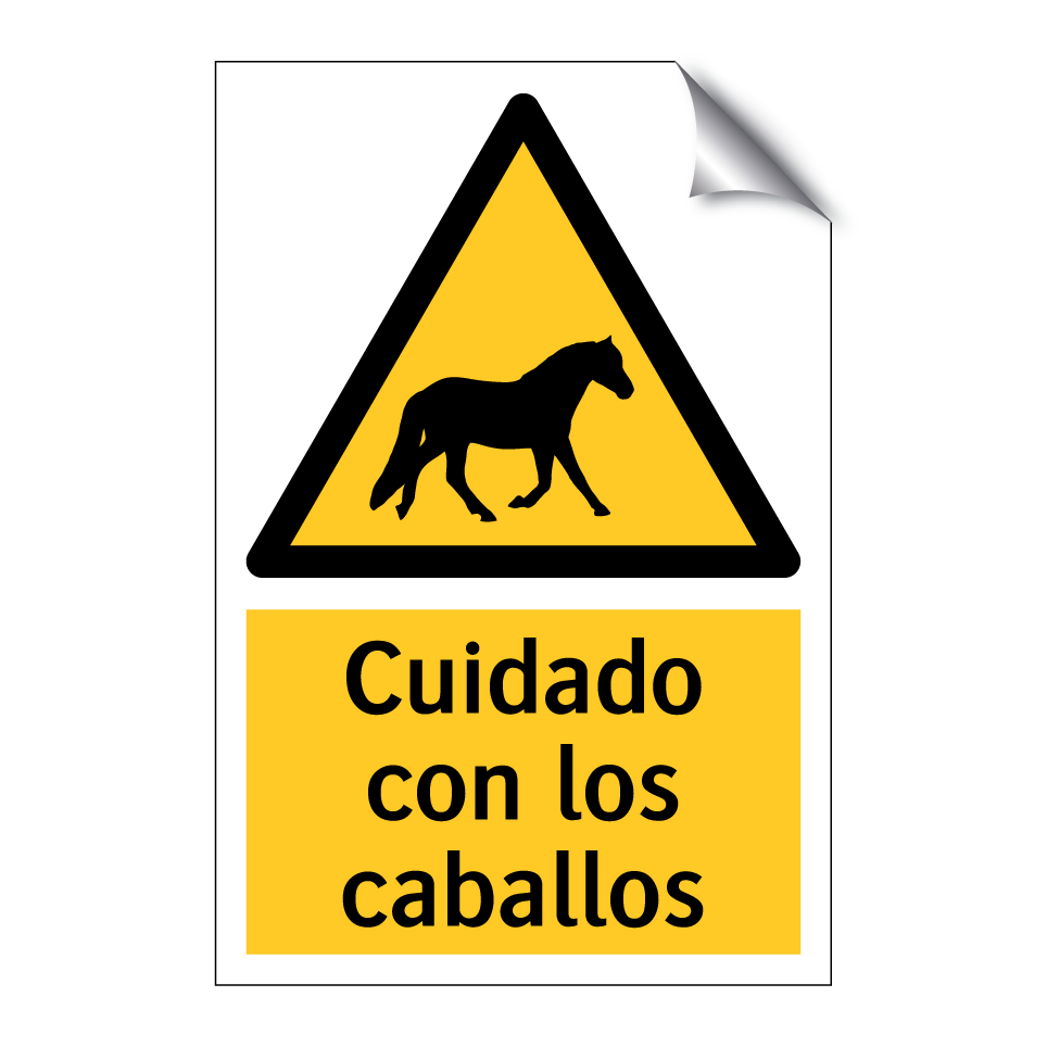 Cuidado con los caballos