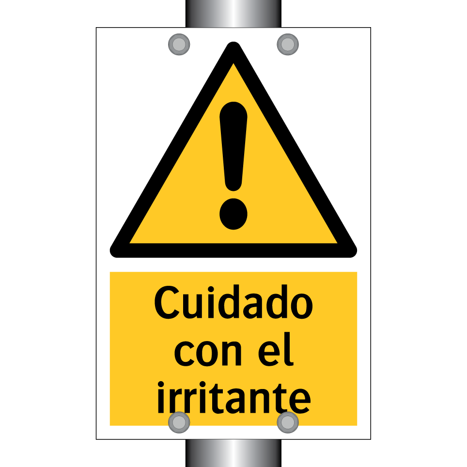 Cuidado con el irritante