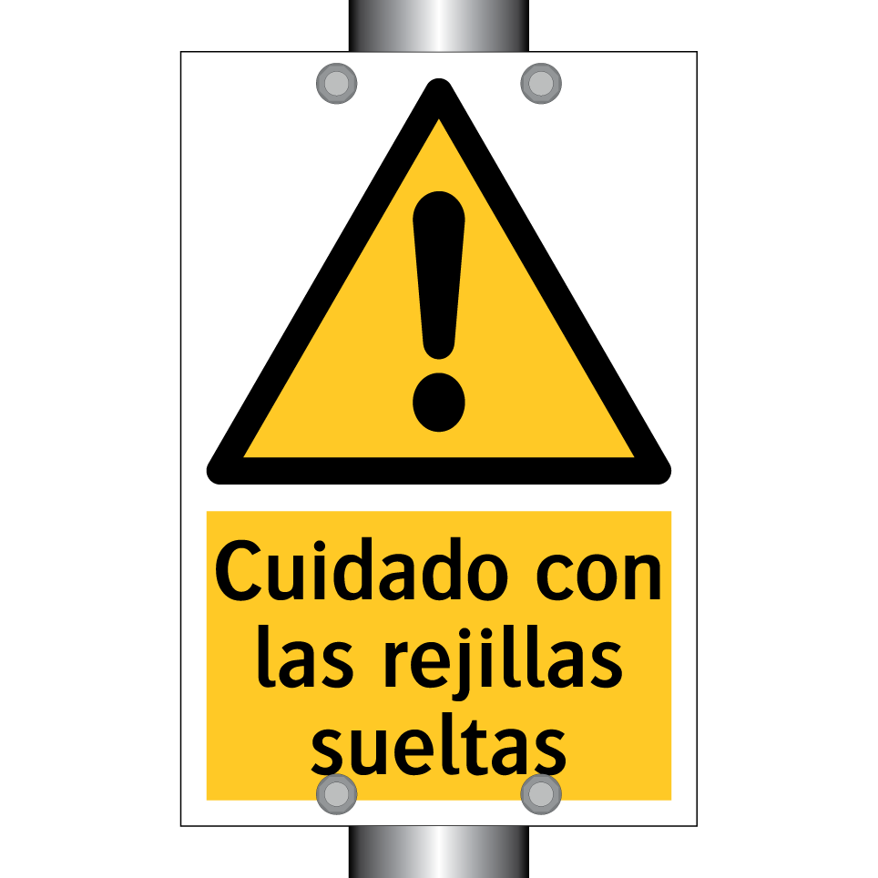 Cuidado con las rejillas sueltas