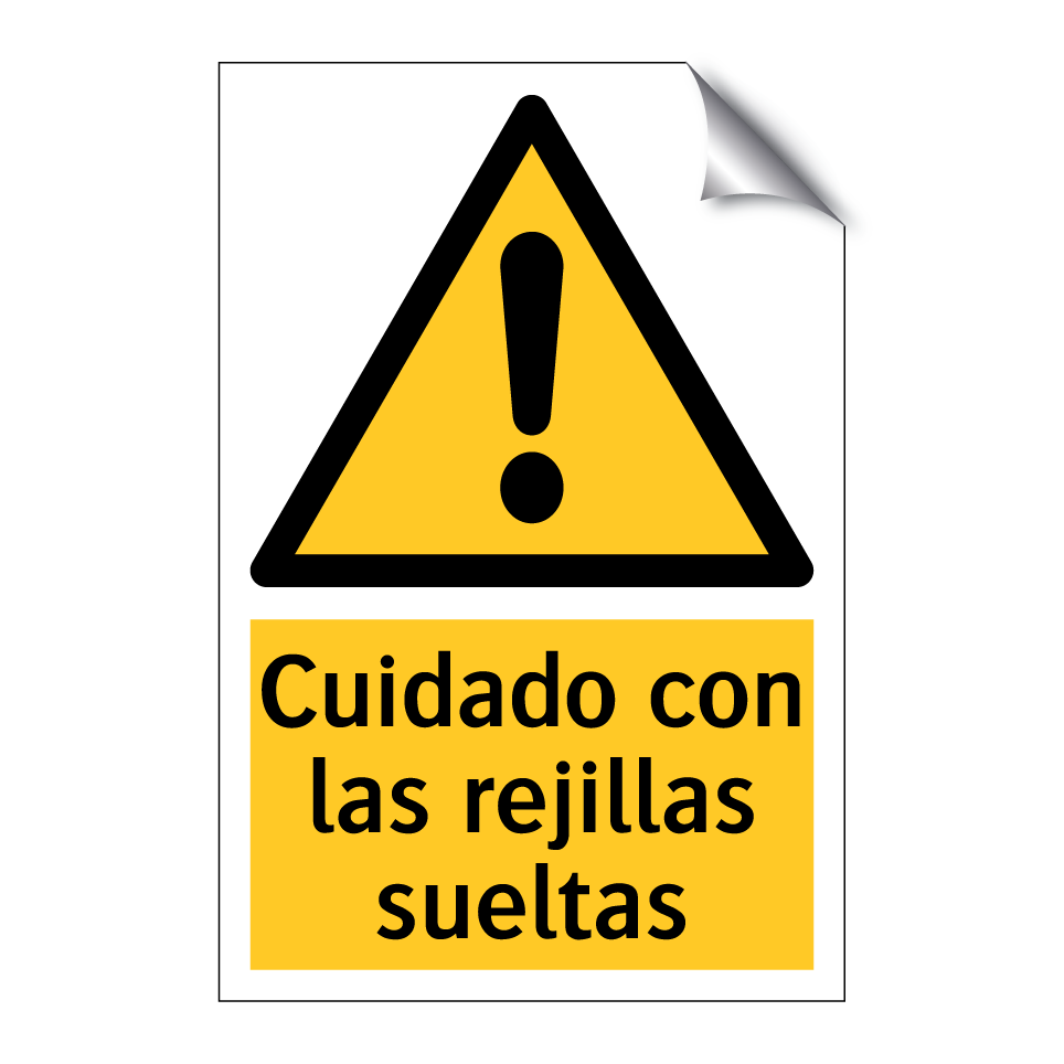 Cuidado con las rejillas sueltas