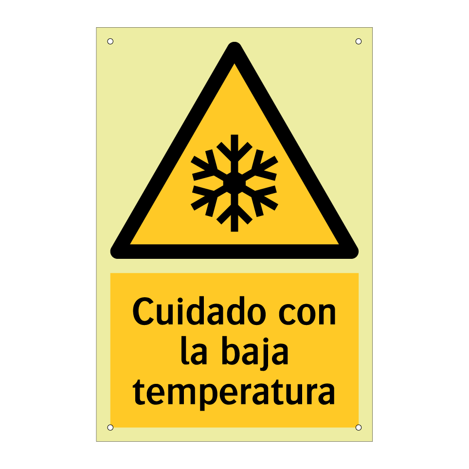 Cuidado con la baja temperatura
