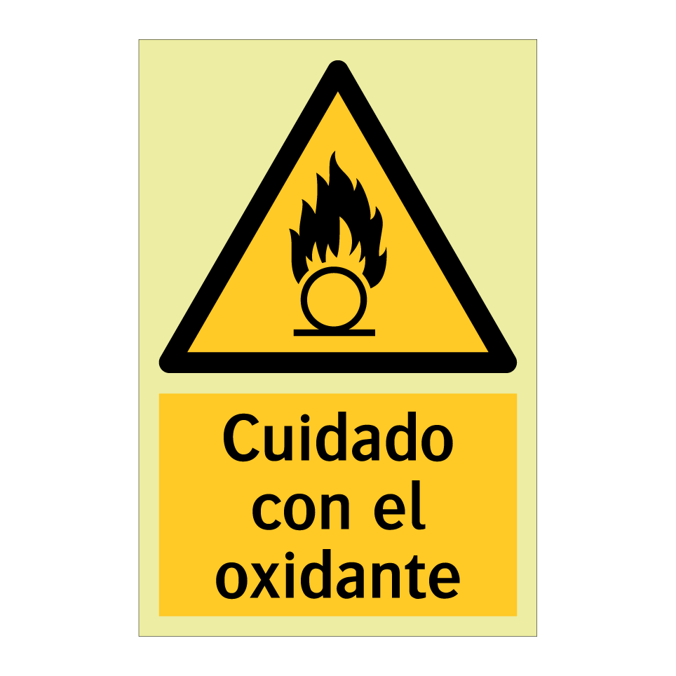 Cuidado con el oxidante