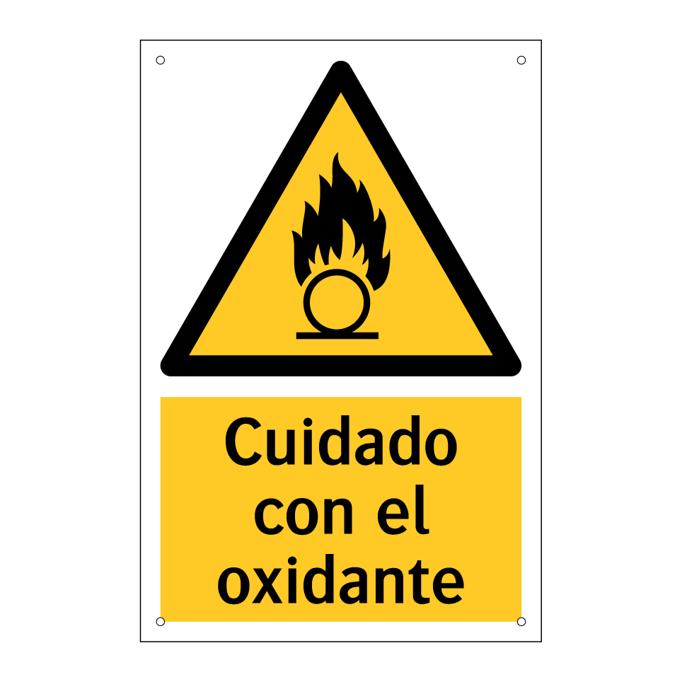 Cuidado con el oxidante
