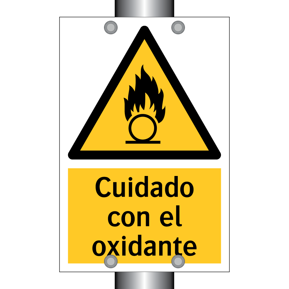 Cuidado con el oxidante