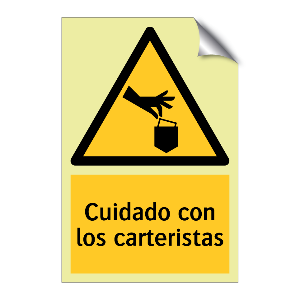 Cuidado con los carteristas