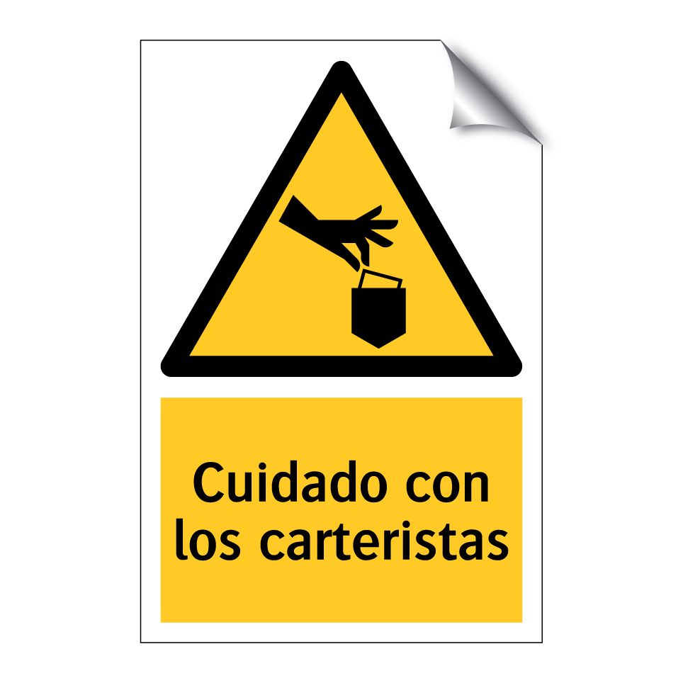 Cuidado con los carteristas