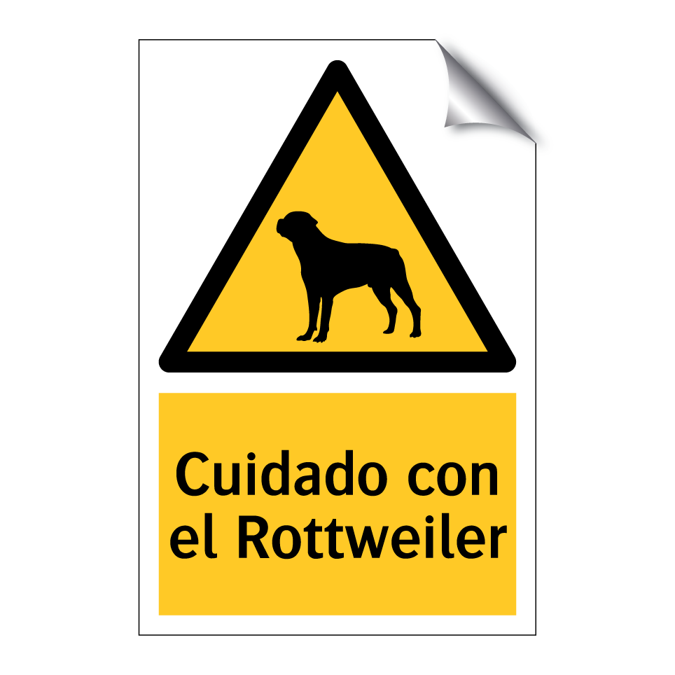 Cuidado con el Rottweiler