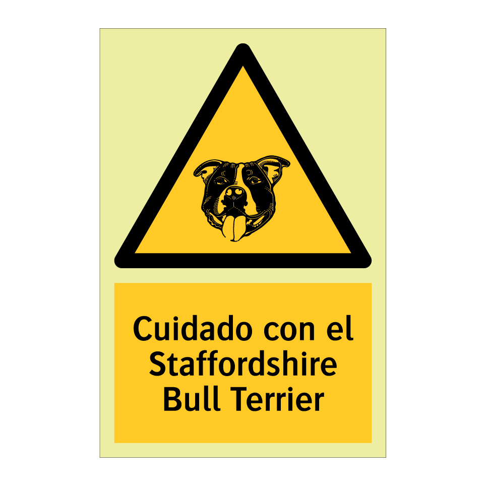 Cuidado con el Staffordshire Bull Terrier