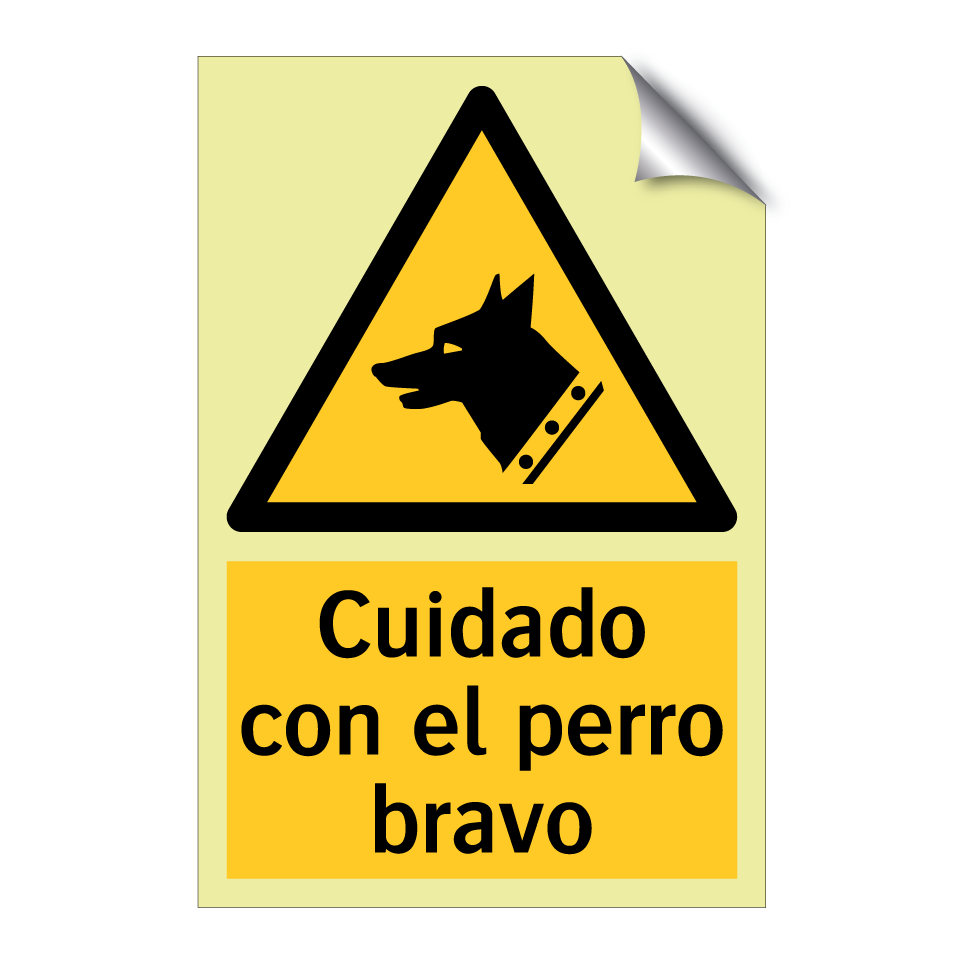 Cuidado con el perro bravo