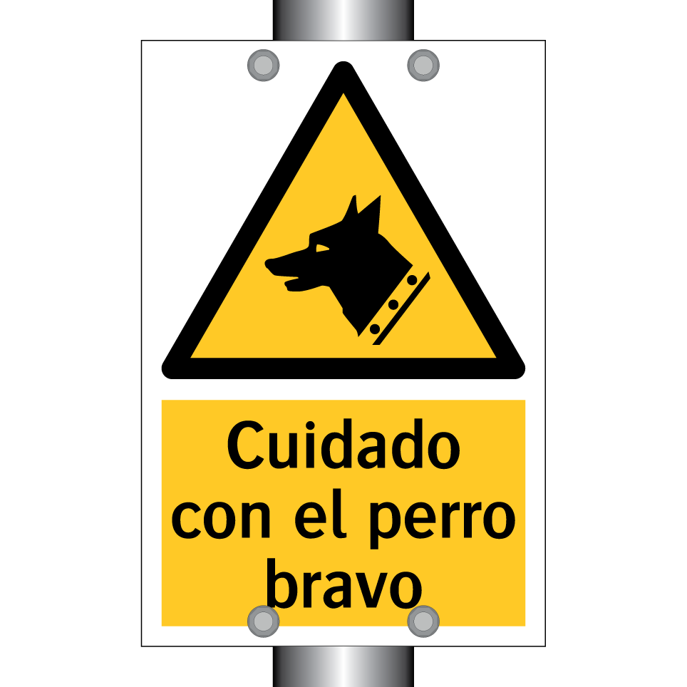 Cuidado con el perro bravo