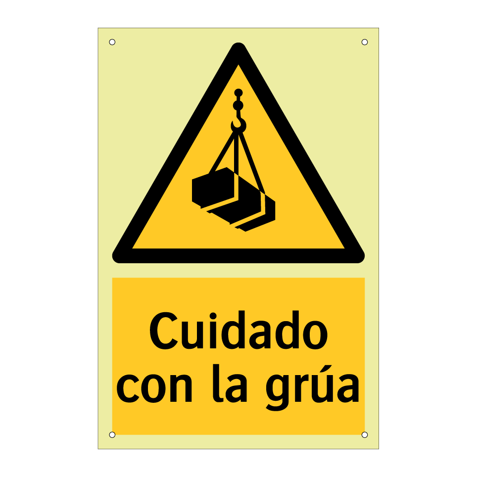 Cuidado con la grúa