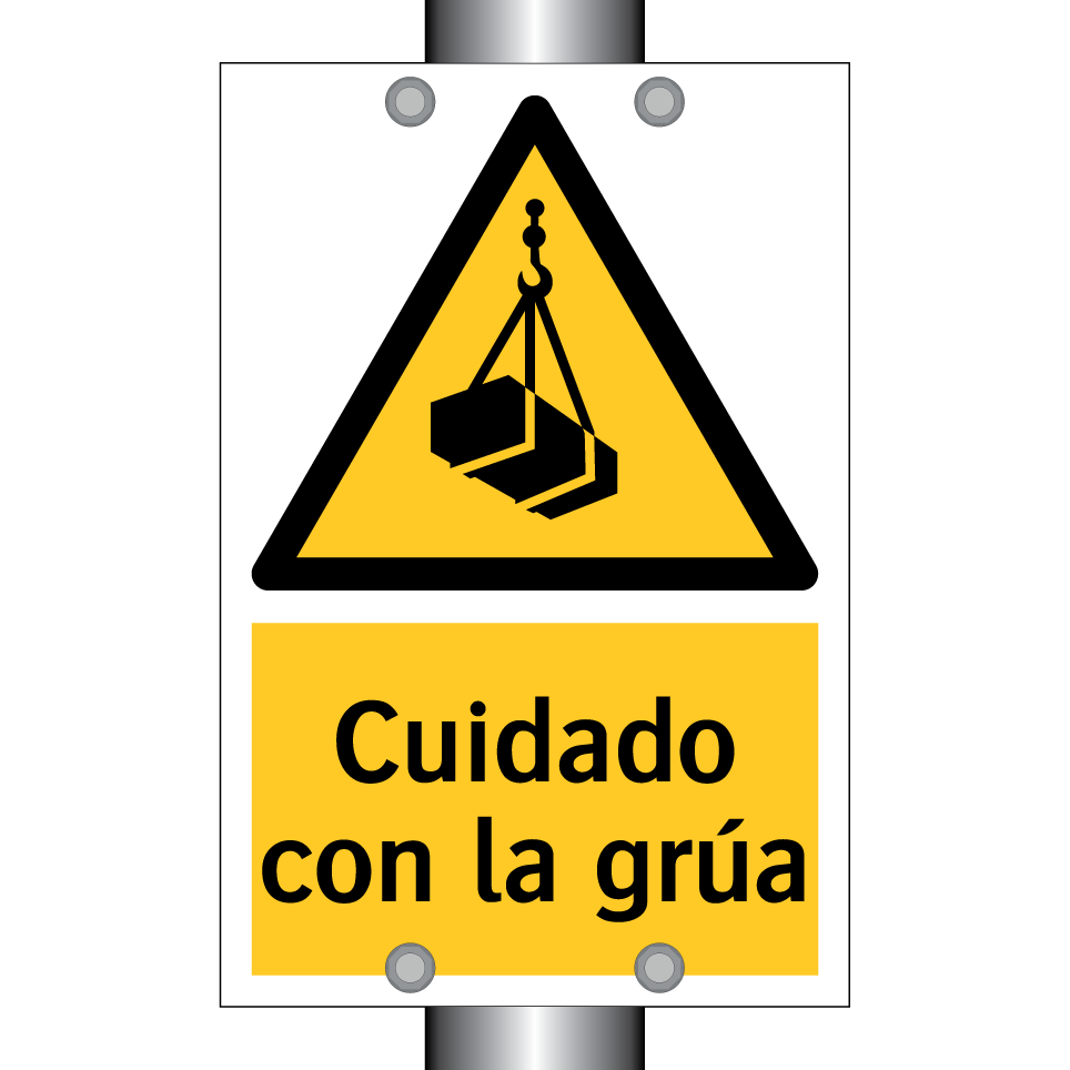 Cuidado con la grúa
