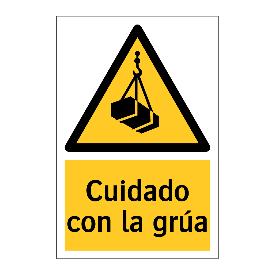 Cuidado con la grúa