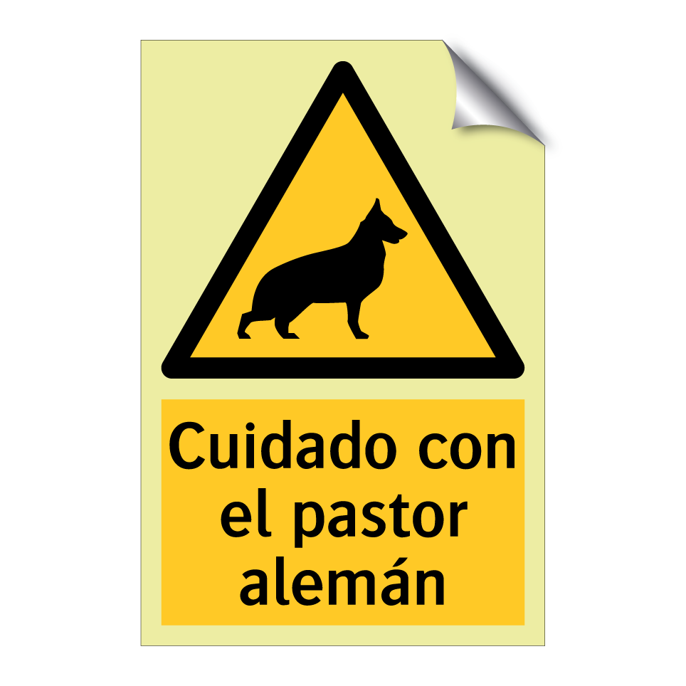 Cuidado con el pastor alemán