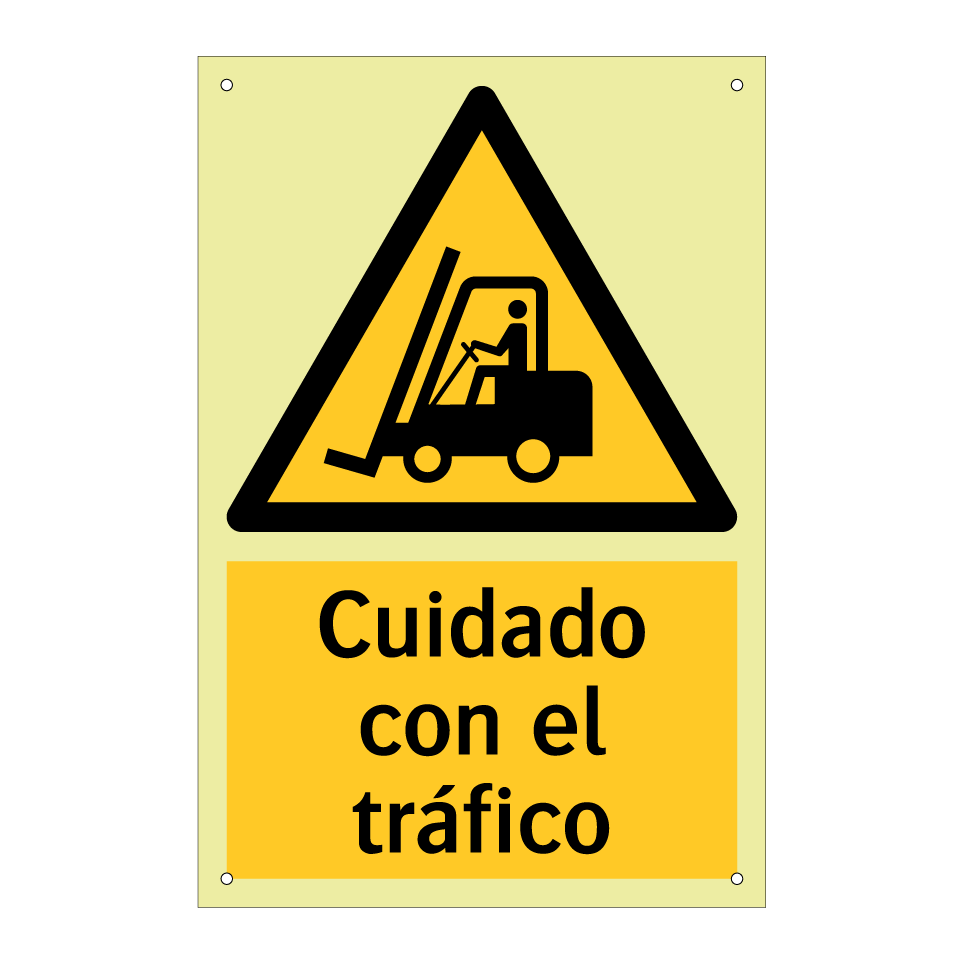 Cuidado con el tráfico