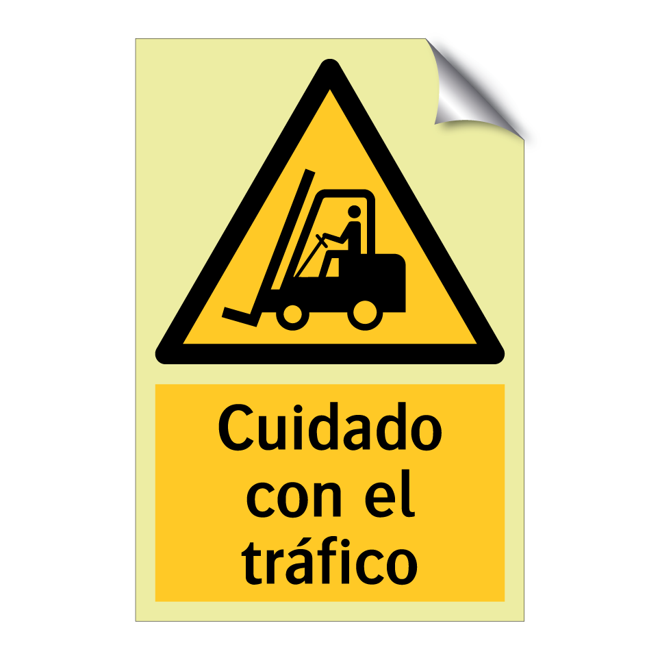 Cuidado con el tráfico