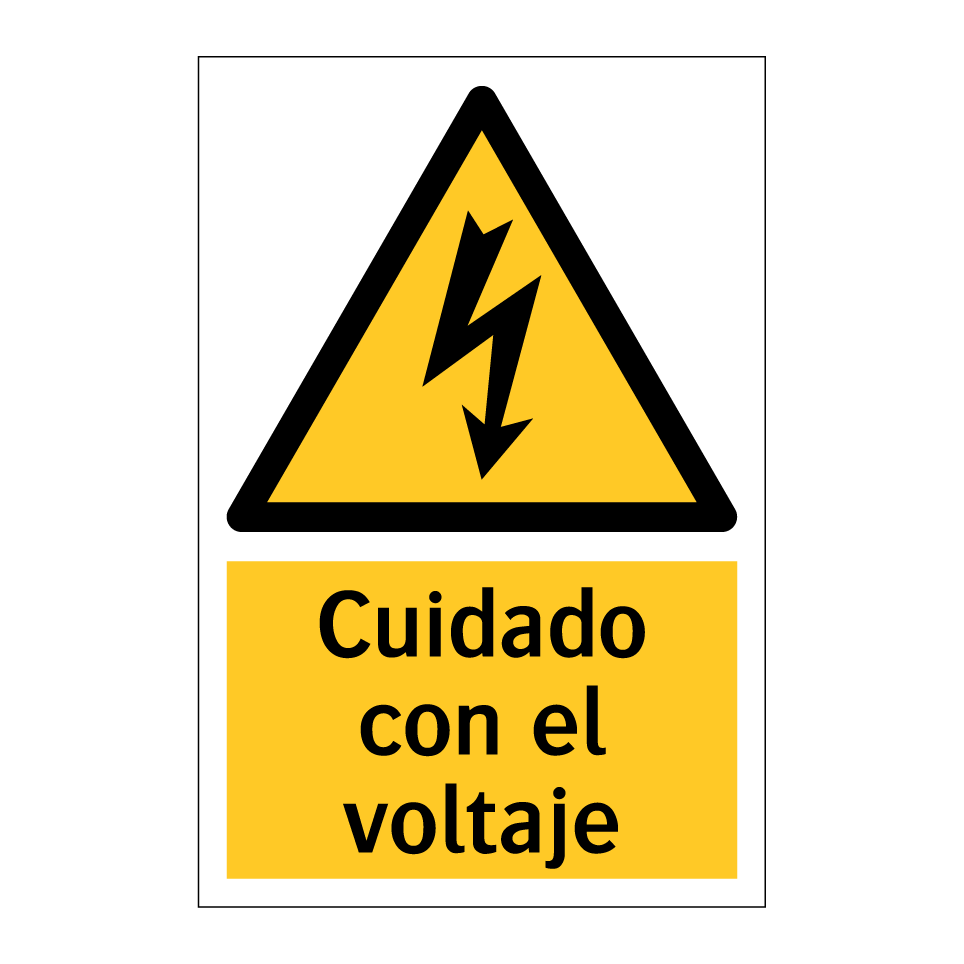 Cuidado con el voltaje