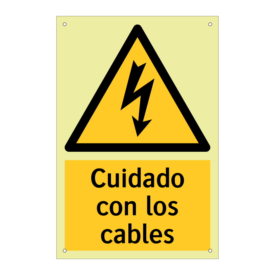 Cuidado con los cables