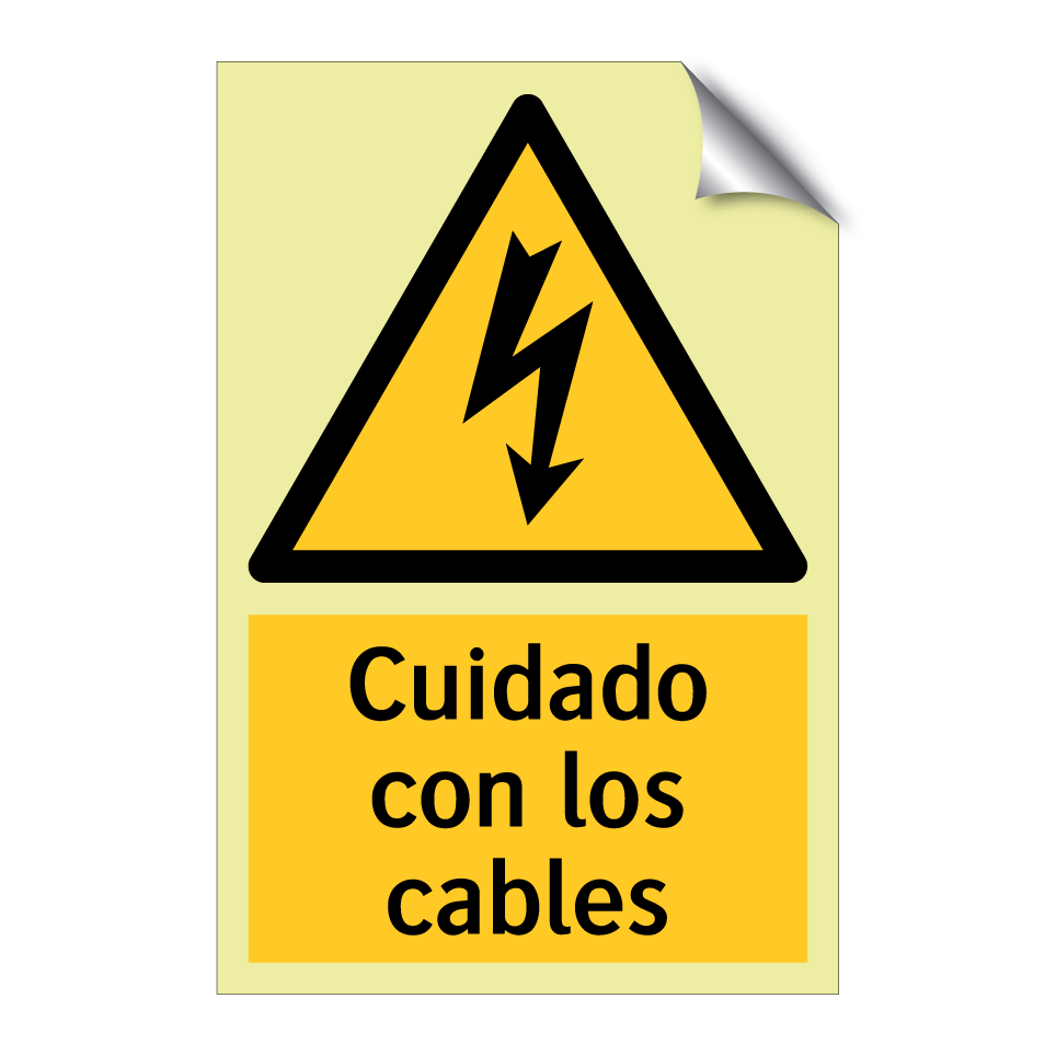 Cuidado con los cables
